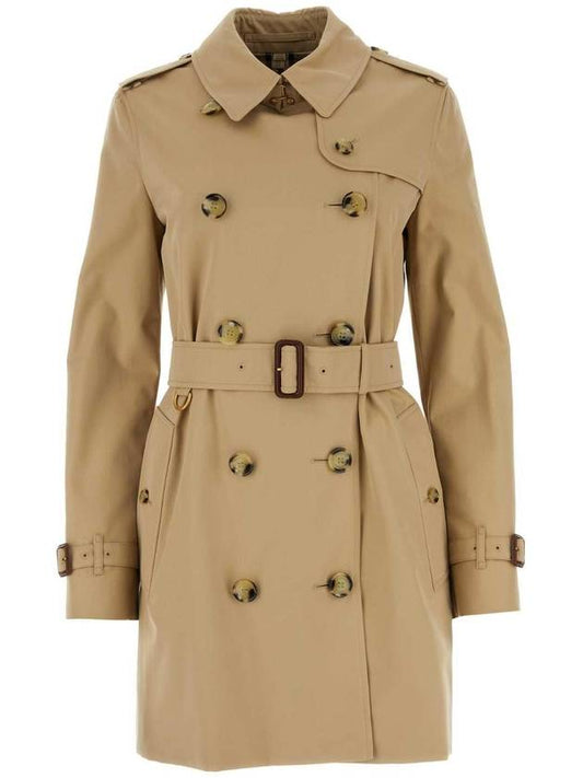 Short Kensington Heritage Trench Coat Beige - BURBERRY - BALAAN 1