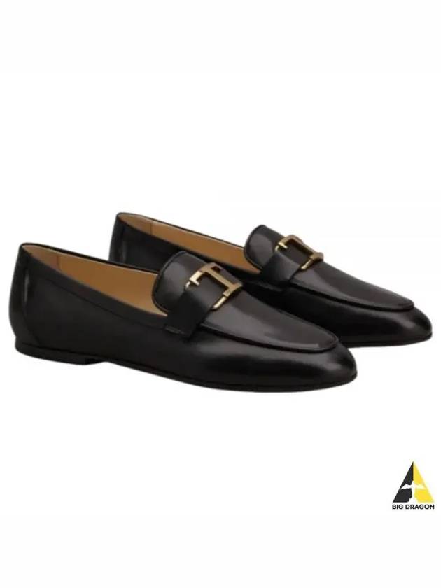 Tods T Timeless Leather Loafers Black - TOD'S - BALAAN 2