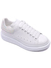 Oversole Glitter Tab Low Top Sneakers White - ALEXANDER MCQUEEN - BALAAN 4