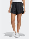 Trefoil Print Shorts Black - ADIDAS - BALAAN 6