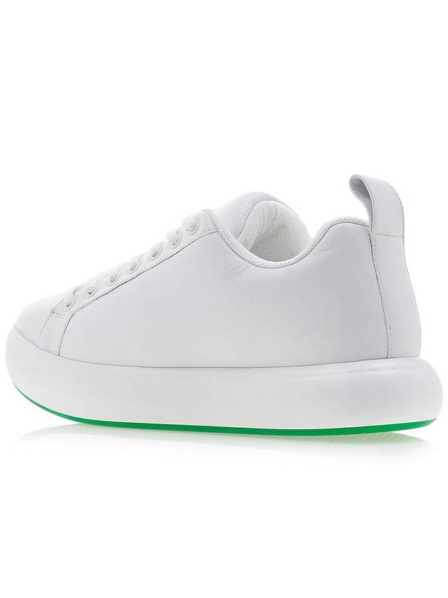 Pillow Leather Low Top Sneakers White - BOTTEGA VENETA - BALAAN 4