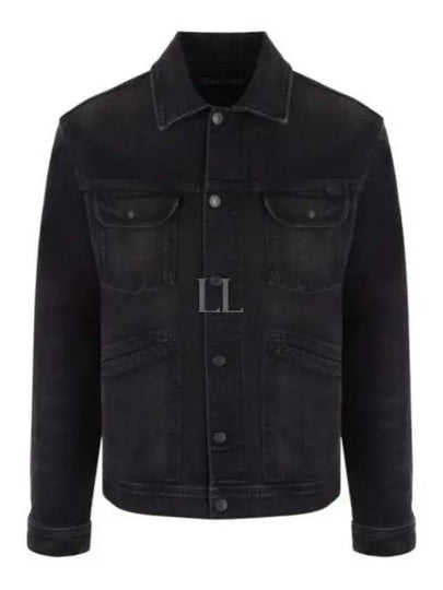 Washing Trucker Jacket Black - TOM FORD - BALAAN 2