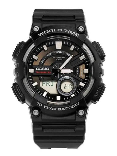 Watch AEQ 110W 1AVDF AEQ 110W 1AV Telememo 30 Men's Urethane Watch - CASIO - BALAAN 1