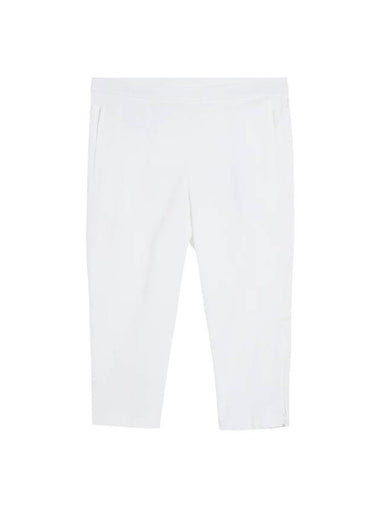 Dilara Mid Rise Capri Shorts White - J.LINDEBERG - BALAAN 1