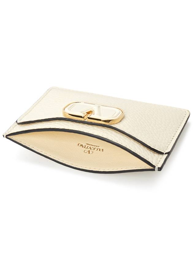 V logo women s card wallet P0AA5LFN 098 - VALENTINO - BALAAN 4