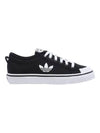 Nizza Trefoil Low Top Sneakers Black - ADIDAS - BALAAN 1