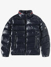 Bone Short Down Jacket Navy Blue 23FW - MONCLER - BALAAN 5