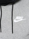 01831855063Advance 15 Top Hooded TshirtGrey Black - NIKE - BALAAN 5