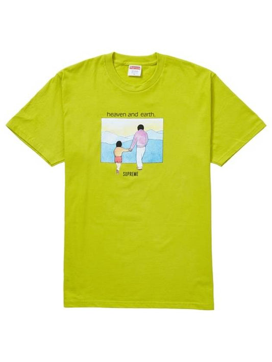 Heaven and Earth Tee Lime Surfer - SUPREME - BALAAN 1