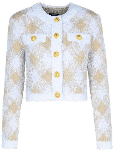 Balmain Beige Polyamide Blend Jacket - BALMAIN - BALAAN 1