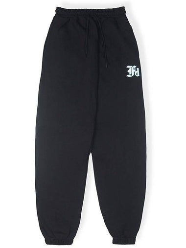 FD symbol jogger pants BLACK - FOREEDCLUB - BALAAN 1