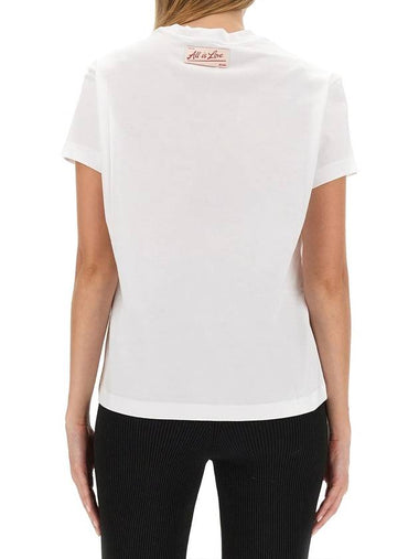 23 fw T-shirt WITH logo 6J02413SPY359000 B0040497666 - STELLA MCCARTNEY - BALAAN 1