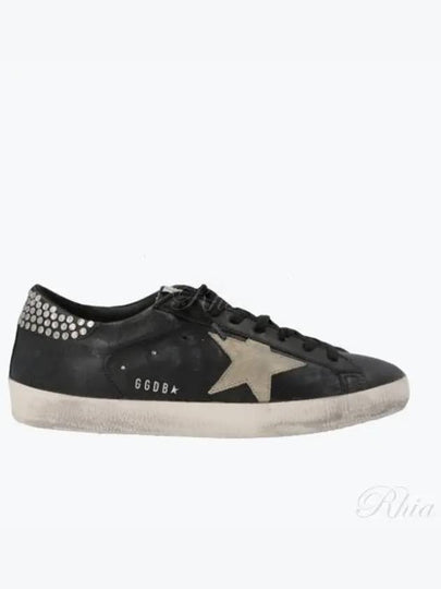 Superstar Metallic Low Top Sneakers Black - GOLDEN GOOSE - BALAAN 2