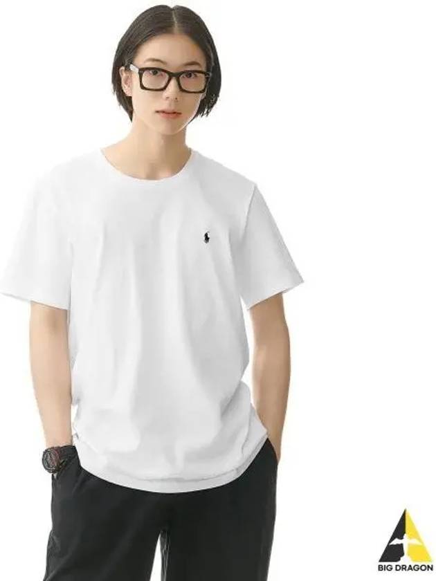 Liquid Cotton Crew Neck Slip T Shirt White - POLO RALPH LAUREN - BALAAN 1