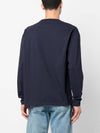 Fox Head Patch Regular Long Sleeve T-Shirt Navy - MAISON KITSUNE - BALAAN 4