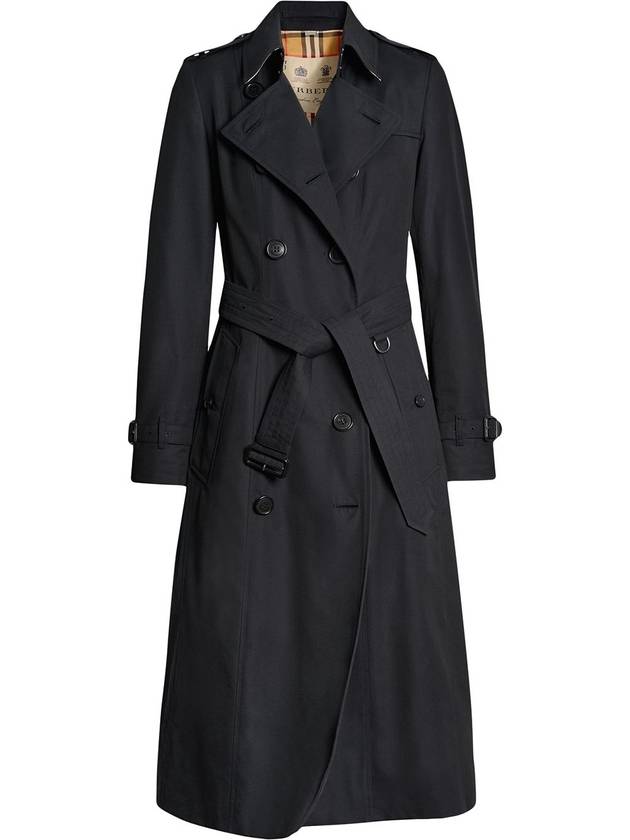 Long Chelsea Heritage Trench Coat Midnight - BURBERRY - BALAAN 1