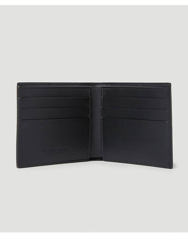 Intrecciato Cassette Half Wallet Black - BOTTEGA VENETA - BALAAN 6