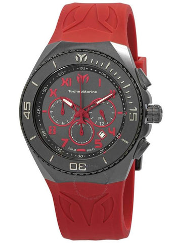 Technomarine Manta Chronograph Quartz Gunmetal Dial Men's Watch TM-220020 - TECHNOMARINE - BALAAN 1