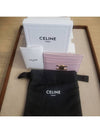 Triomphe Shiny Calfskin Card Wallet Pink - CELINE - BALAAN 4