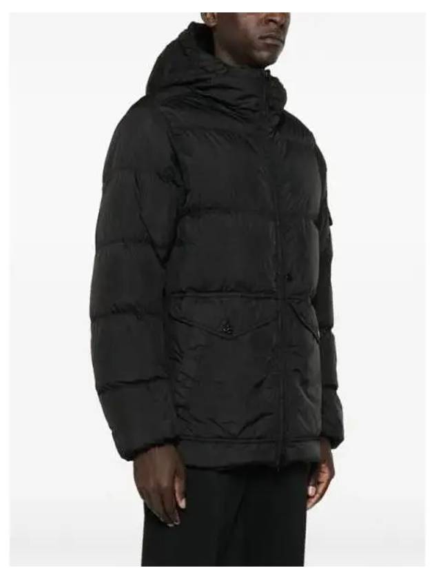 Crinkle Reps Re-Nylon Down Padding Black - STONE ISLAND - BALAAN 3