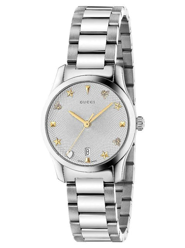 G Timeless Metal Watch Silver - GUCCI - BALAAN 1