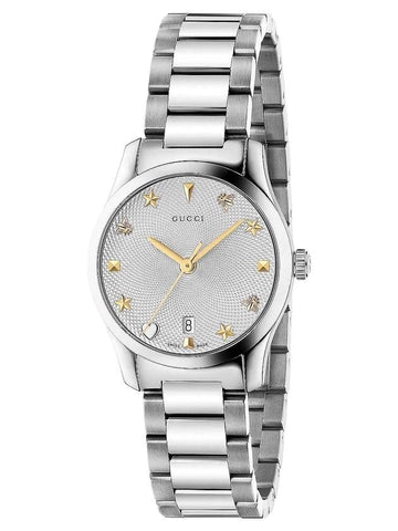 G Timeless Metal Watch Silver - GUCCI - BALAAN 1