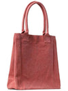 Yenky Embroidered Logo Large Shopper Tote Bag Pink - ISABEL MARANT - BALAAN 4