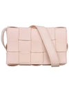 Cassette Intrecciato Small Cross Bag Macaron - BOTTEGA VENETA - BALAAN 3