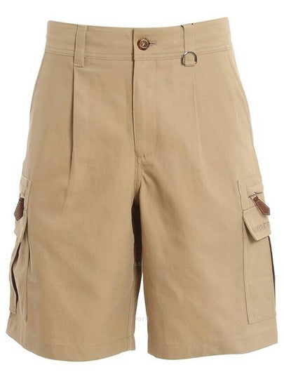 Logo Pocket Embroidery Bermuda Shorts Beige - BURBERRY - BALAAN 2