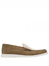 Granville Loafer Brown Beige Oblique Jacquard Suede - DIOR - BALAAN 2