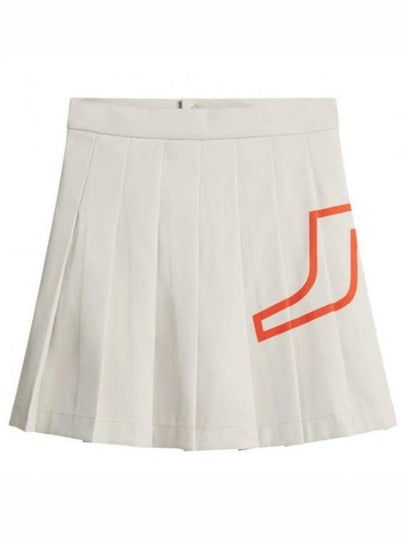 Naomi Pleated Skirt Almond Milk - J.LINDEBERG - BALAAN 2