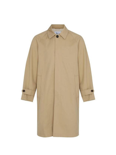 Balmacaan Trench Coat Beige - SOLEW - BALAAN 2