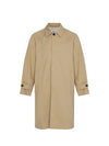 Balmacaan Trench Coat Beige - SOLEW - BALAAN 2