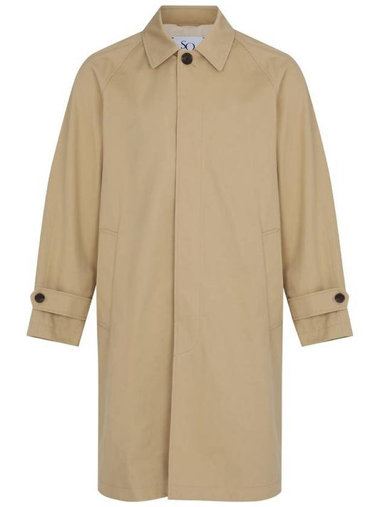 Men's Balmacan Trench Coat Beige SW21PCO01BI - SOLEW - BALAAN 1