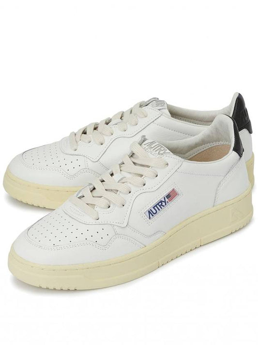 Medalist Black Tab Low Top Sneakers White - AUTRY - BALAAN 2