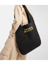 Praia Raffia Medium Tote Bag Shoulder Bag Black - ISABEL MARANT - BALAAN 8