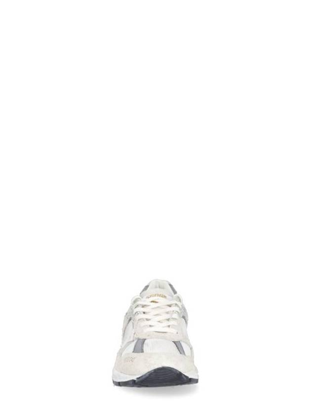 Mesh and Suede Leather Dad-Star Sneakers White Beige - GOLDEN GOOSE - BALAAN 5