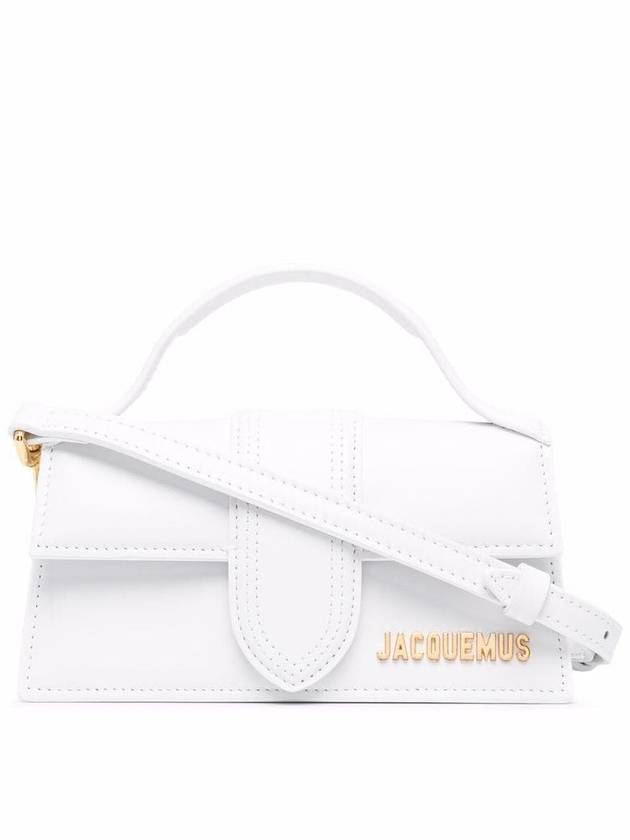 Le Bambino Gold Hardware Logo Mini Tote Bag White - JACQUEMUS - BALAAN 2