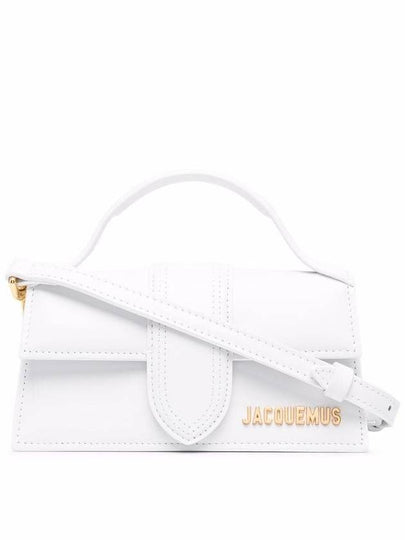 Le Bambino Gold Hardware Logo Mini Tote Bag White - JACQUEMUS - BALAAN 2