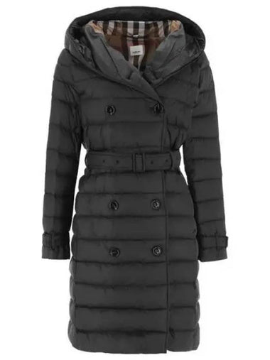 Wheatley Hooded Down Women s Long Padded Jumper 80911081 1207095 - BURBERRY - BALAAN 1