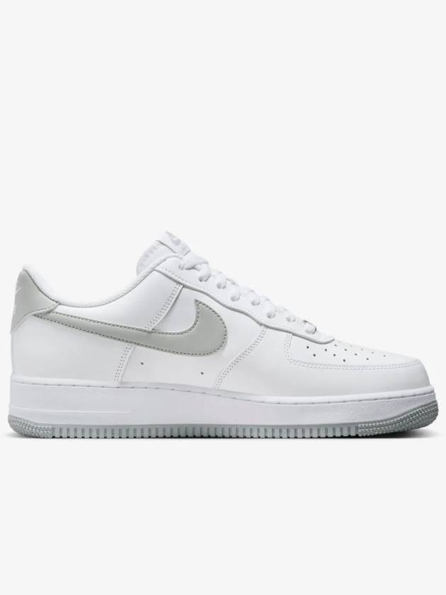 Air Force 1 07 Low Top Sneakers White Light Smoke Grey - NIKE - BALAAN 4