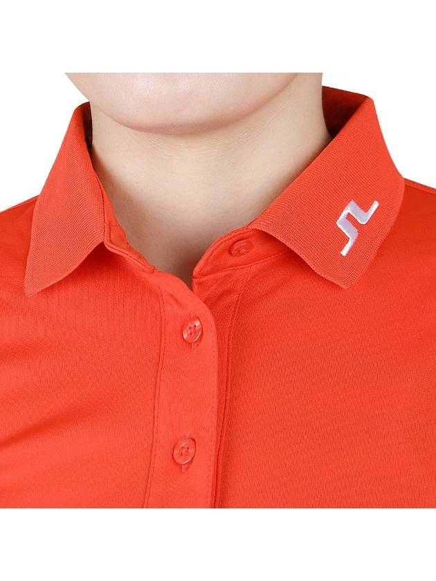 Tour Tech Short Sleeve Polo Shirt Red - J.LINDEBERG - BALAAN 7