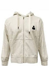 Markus Logo Zip Up Hoodie Ecru - ISABEL MARANT - BALAAN 2