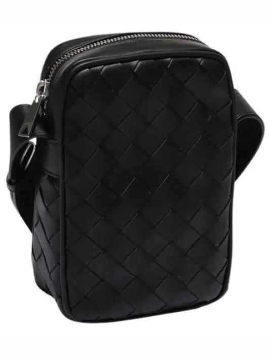 Shoulder bag intrecciato zipper cell phone pouch - BOTTEGA VENETA - BALAAN 1