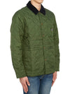 Kenning Quilting  Logo Patch Jacket Green - BARBOUR - BALAAN 7