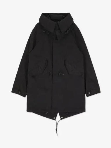 OJJ Fishtail Long Parka Black 13CTCUK04030999 - TEN C - BALAAN 1