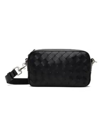 Intrecciato Camera Mini Cross Bag Black - BOTTEGA VENETA - BALAAN 2