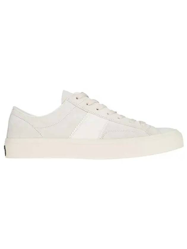 Suede Low Top Sneakers Marble Cream - TOM FORD - BALAAN 2