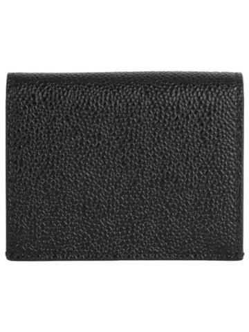 RWB Tab Pebble Grain Fold Card Wallet Women s Half - THOM BROWNE - BALAAN 1