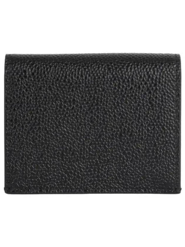 RWB Tab Pebble Grain Fold Card Wallet - THOM BROWNE - BALAAN 1